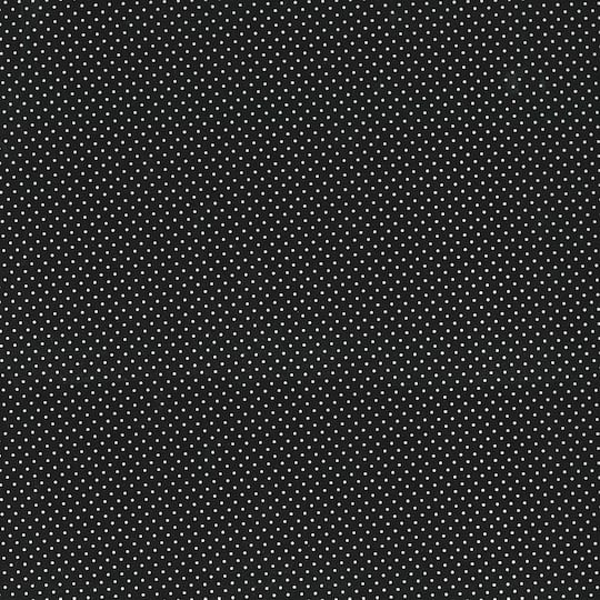 Fabric Traditions Black & White Pin Dot Cotton Fabric